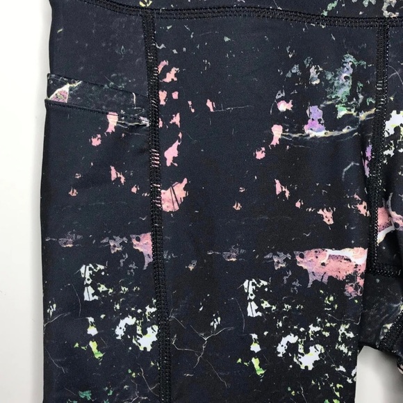 Alive Magnetics Marble Printed Active Leggings Pockets - Picture 3 of 14